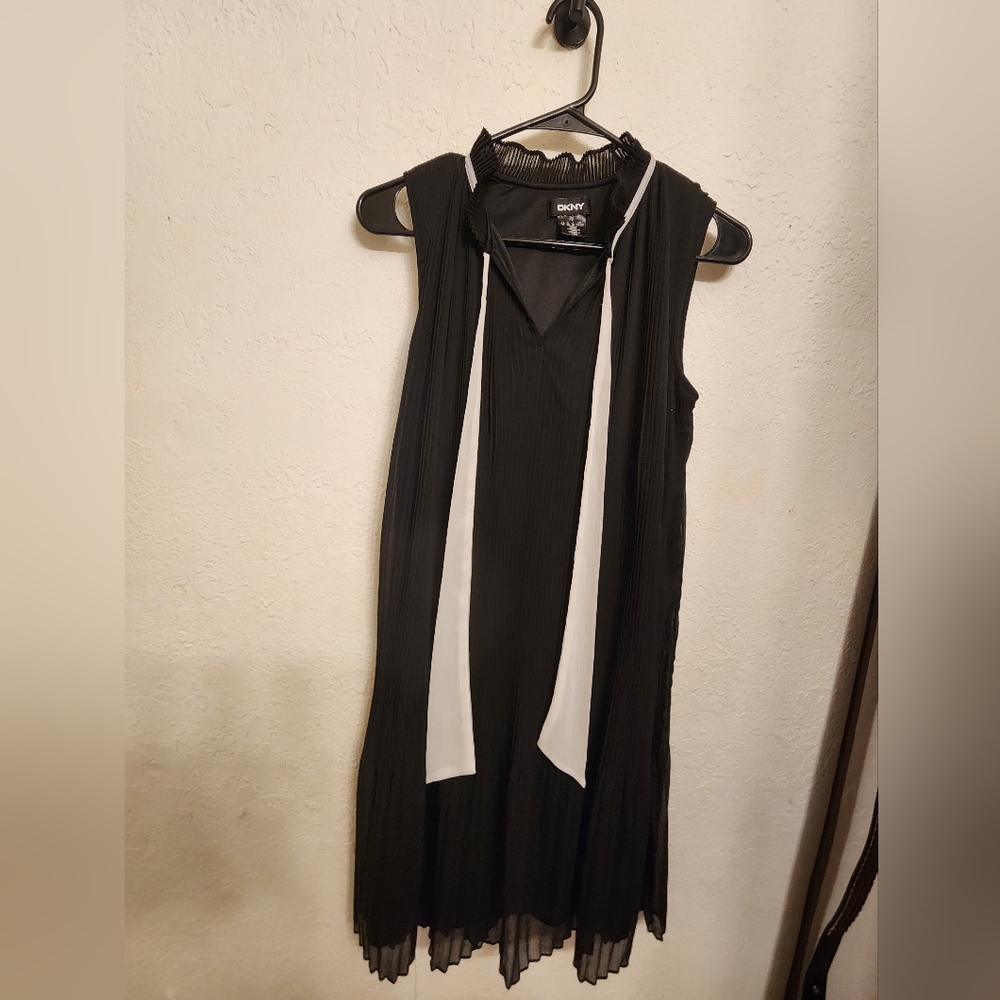 Elegant Black and White Dress